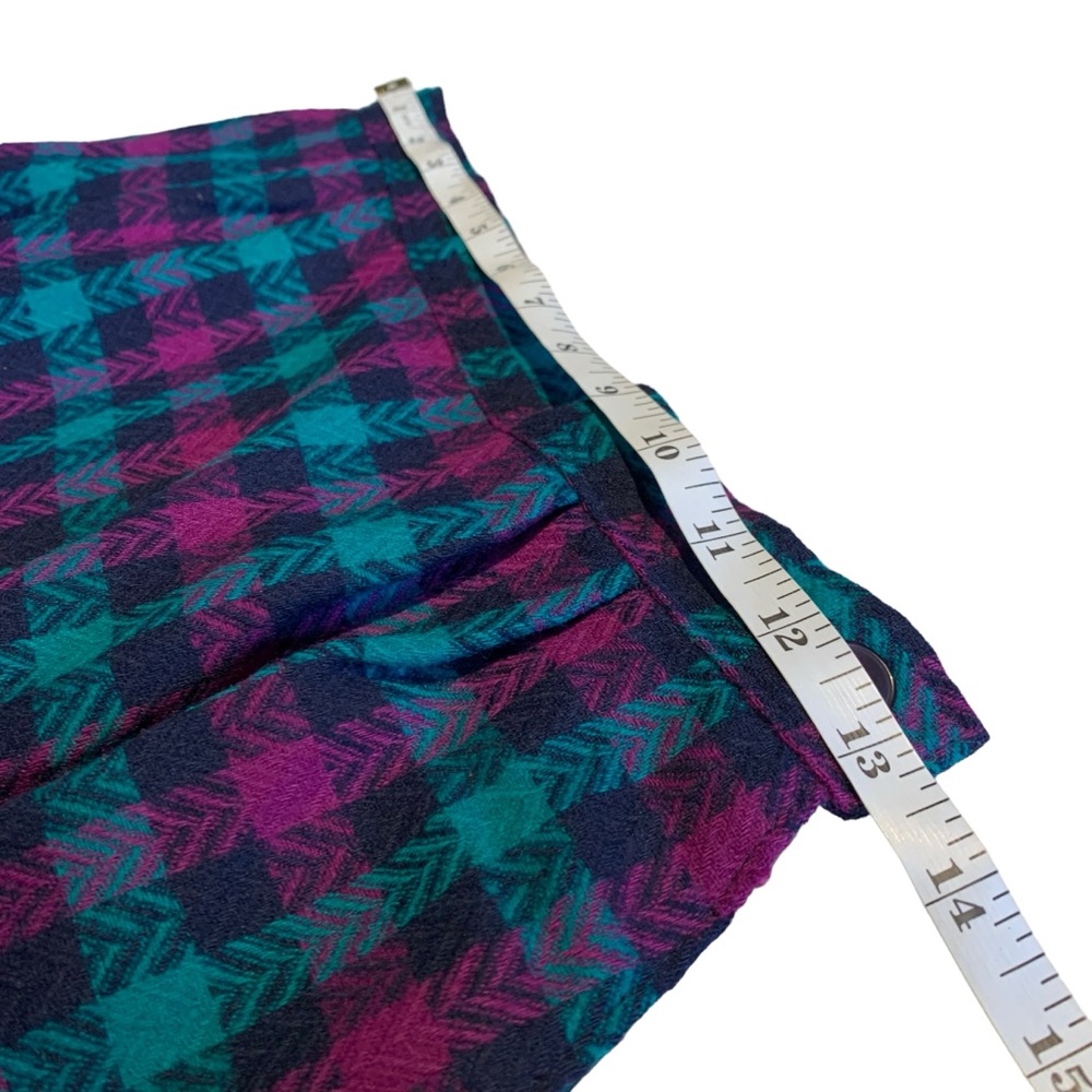 Pendleton | Vintage Virgin Wool Checked Midi Skir… - image 7